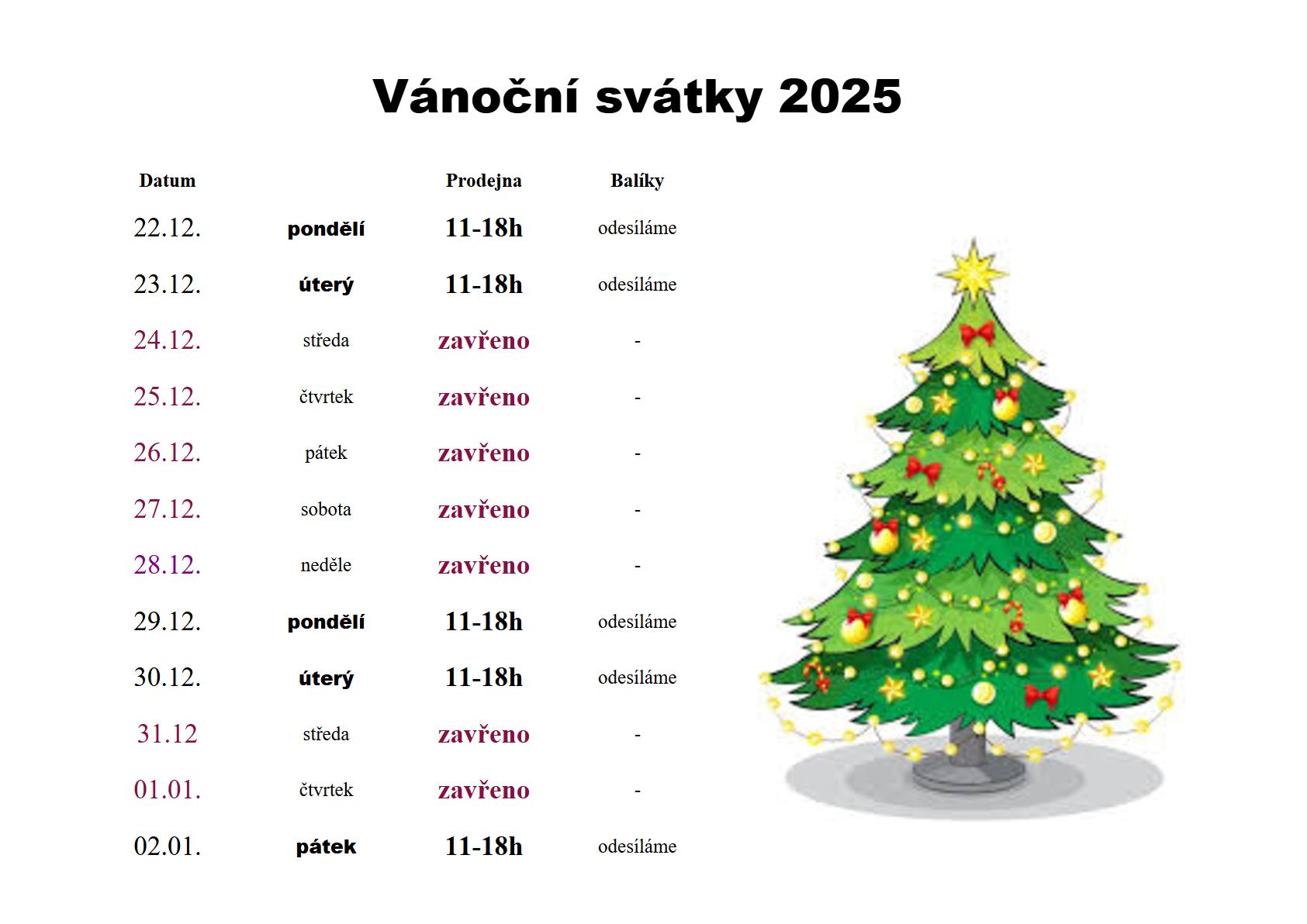 Vánoce 2025
